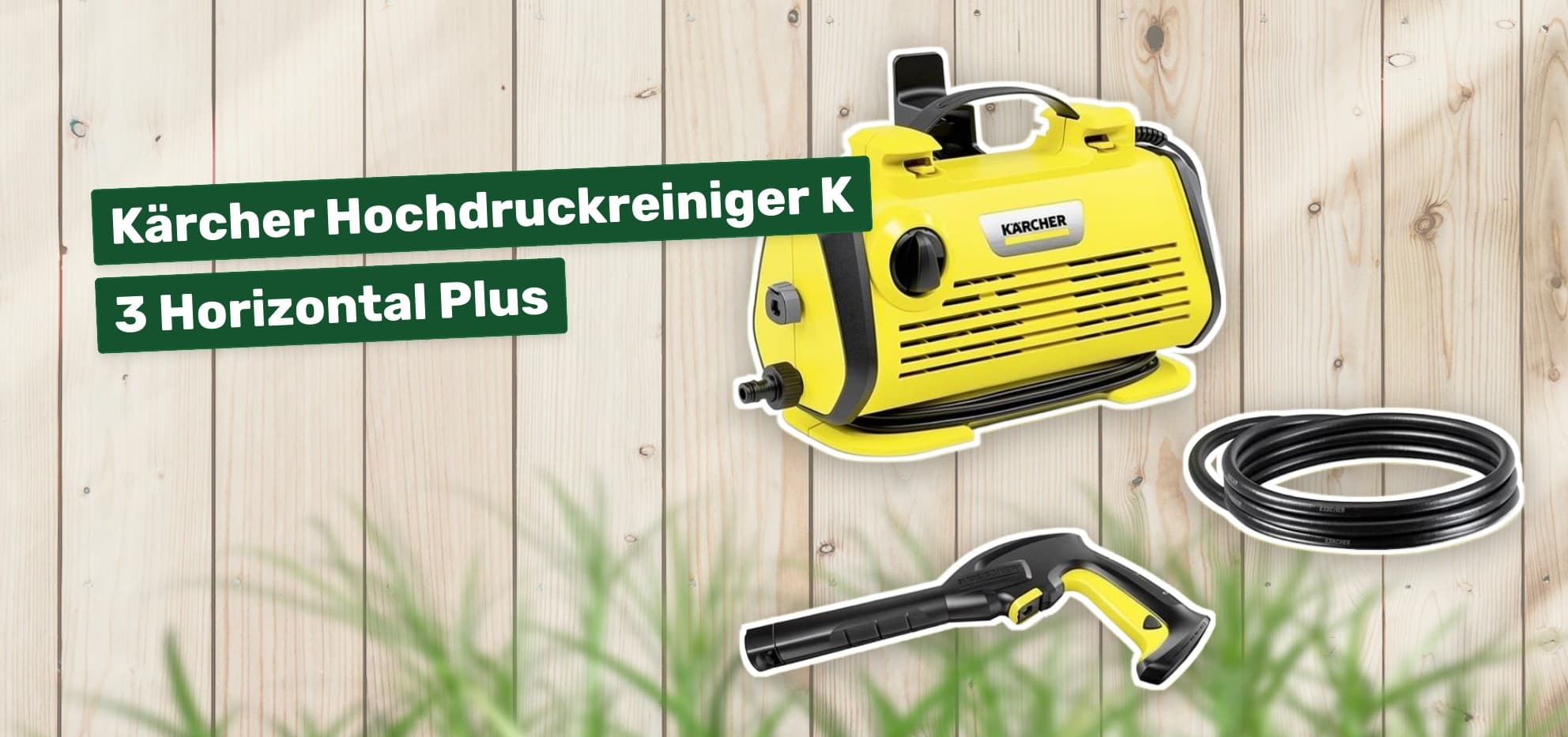Kärcher Hochdruckreiniger K 3 Horizontal Plus