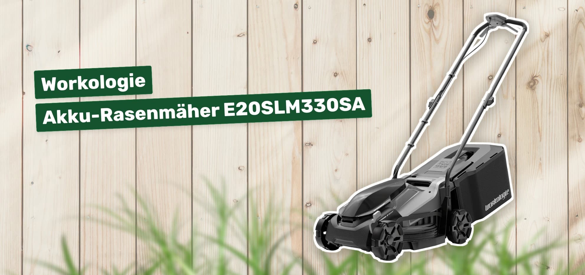 Workologie Akku-Rasenmäher E20SLM330SA