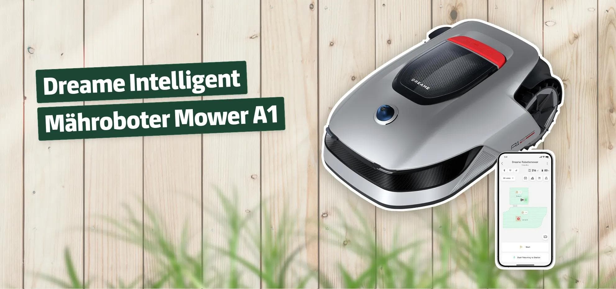 Dreame Intelligent Mähroboter Mower A1