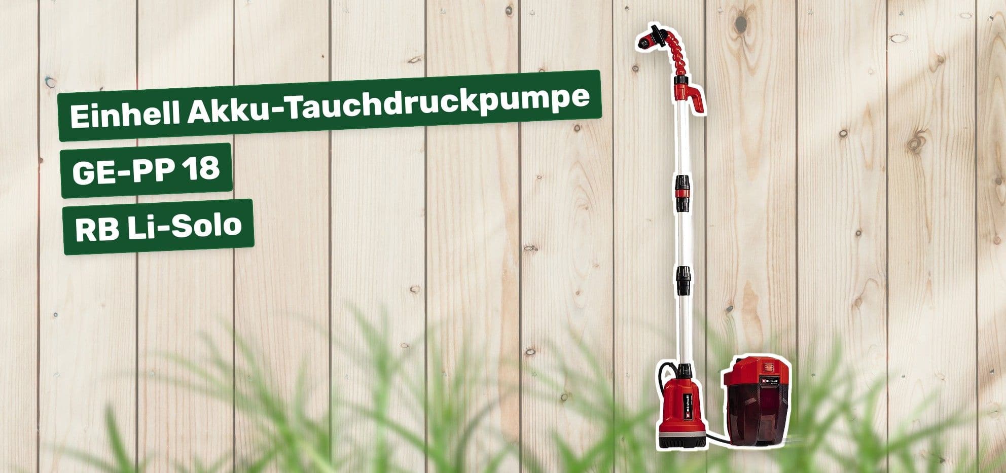 Einhell Akku-Tauchdruckpumpe GE-PP 18 RB Li-Solo