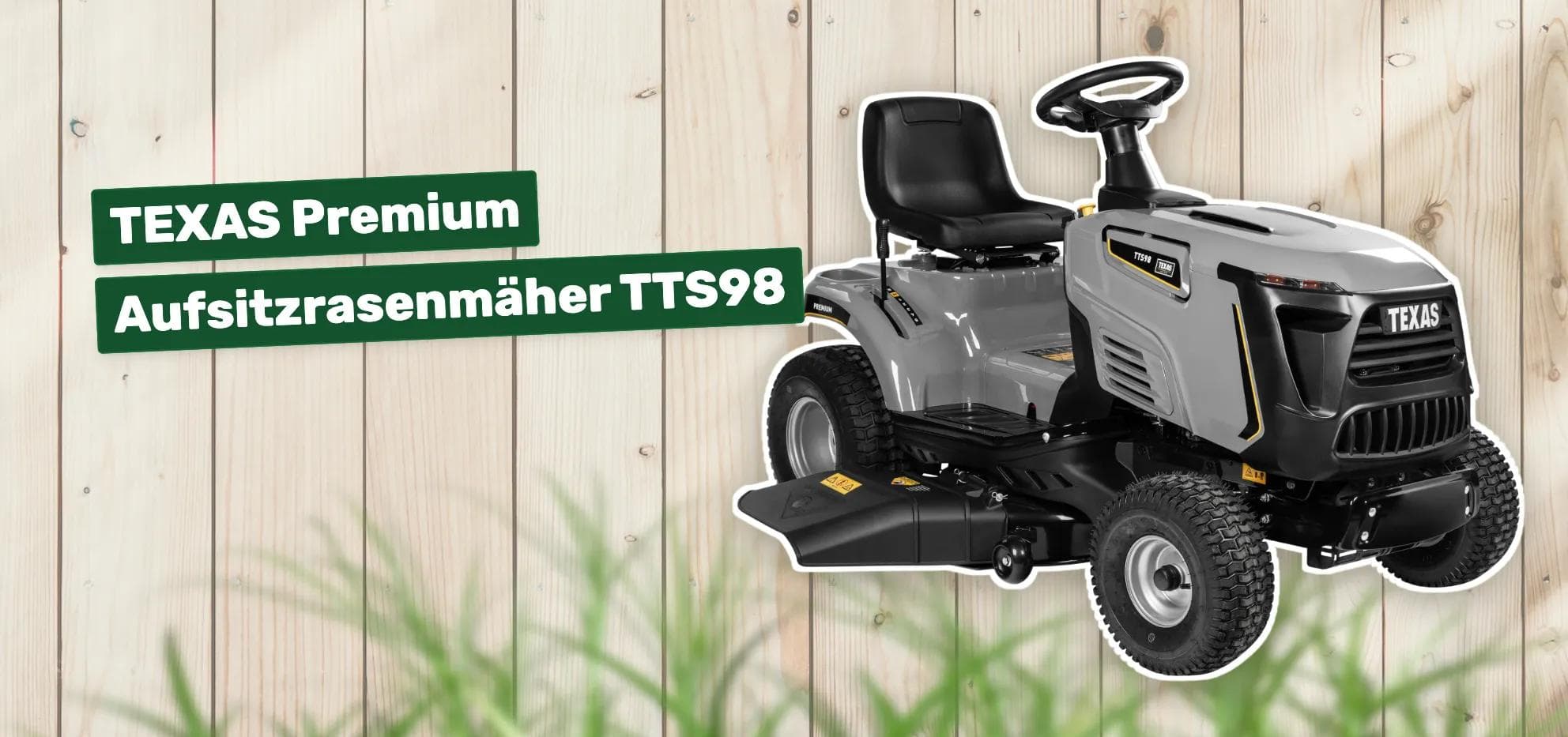 TEXAS Premium Aufsitzrasenmäher TTS98