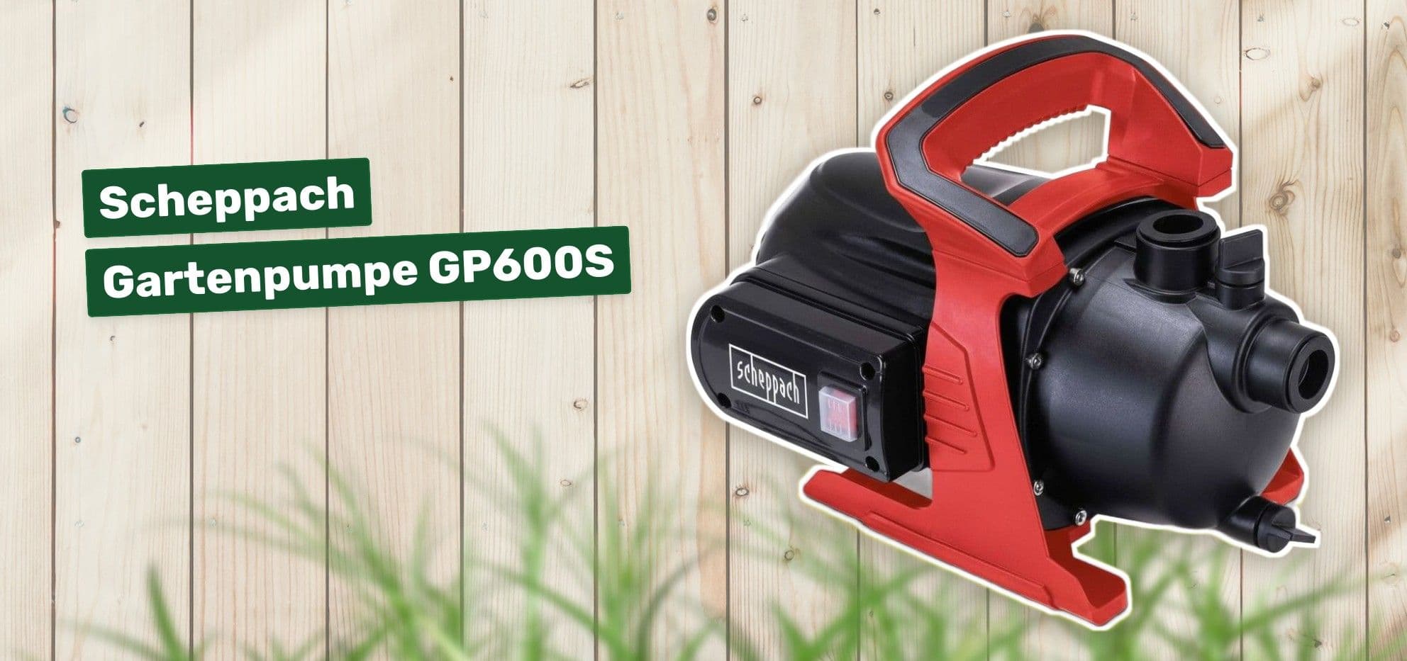 Scheppach Gartenpumpe GP600S
