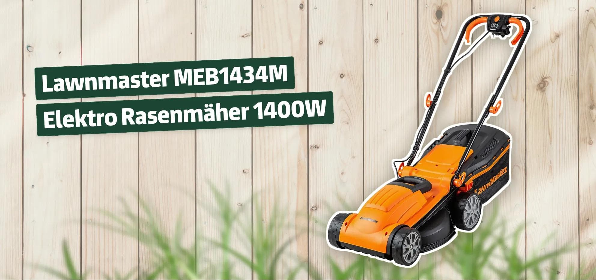 Lawnmaster MEB1434M Elektro Rasenmäher 1400W