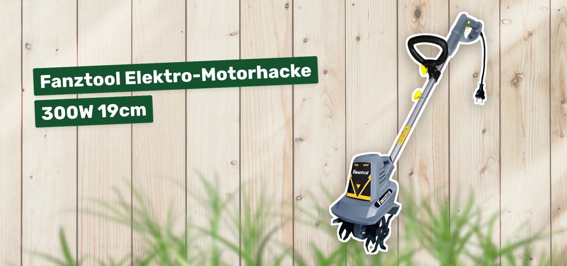 Fanztool Elektro-Motorhacke 300W 19cm