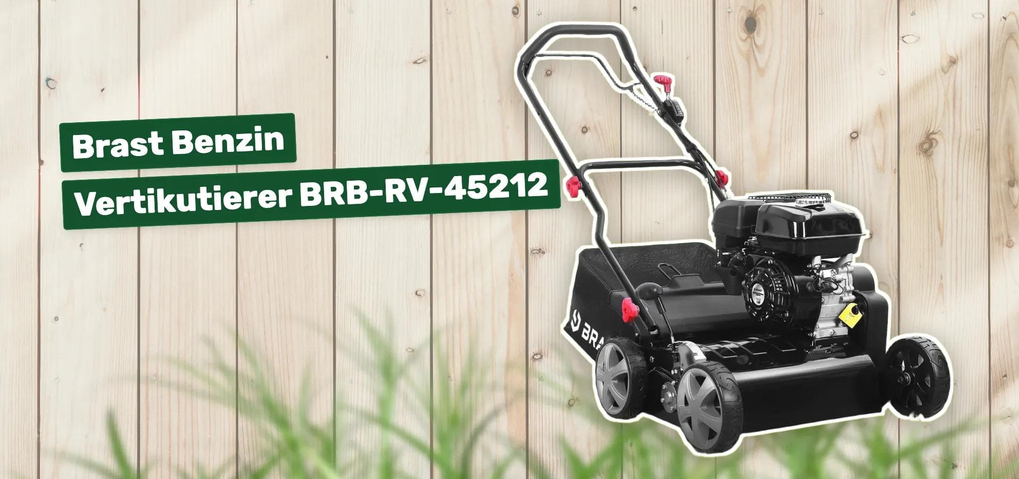 Brast Benzin Vertikutierer BRB-RV-45212