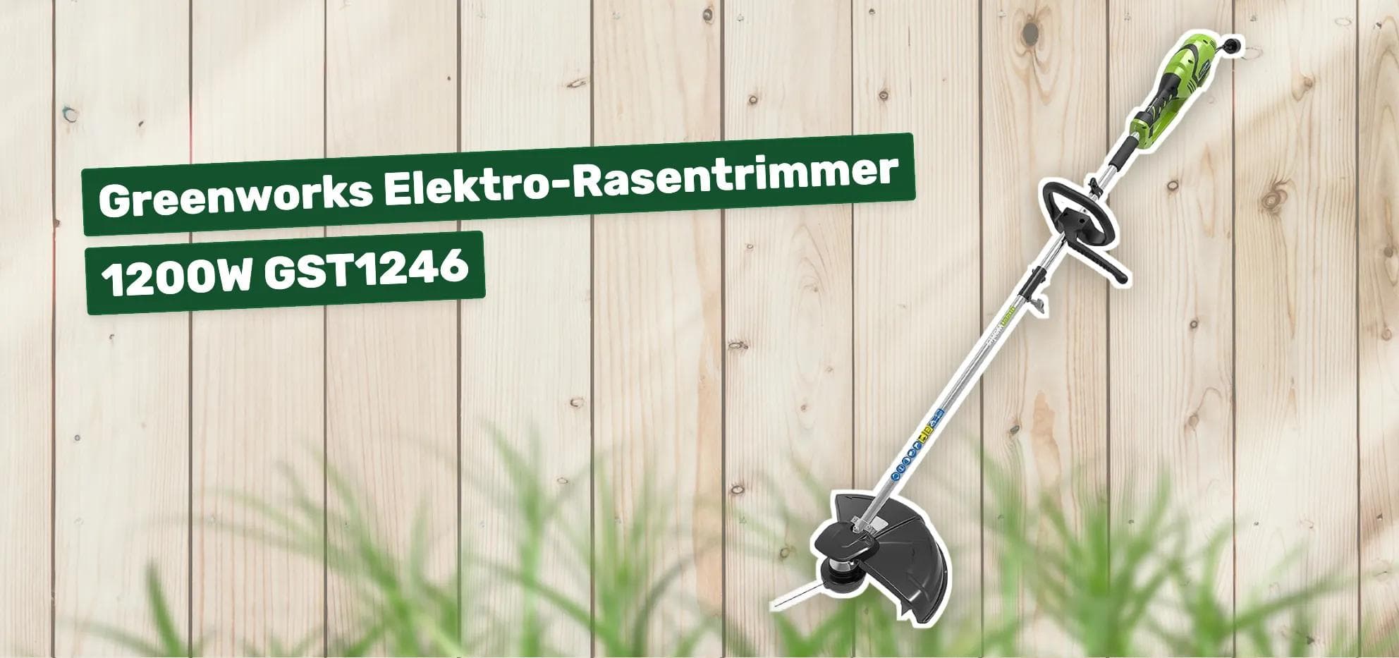Greenworks Elektro-Rasentrimmer 1200W GST1246