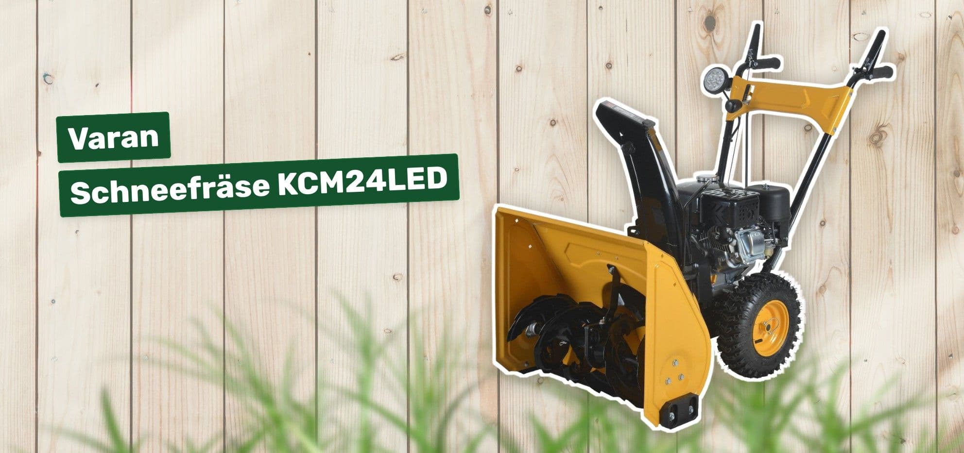 Varan Schneefräse KCM24LED