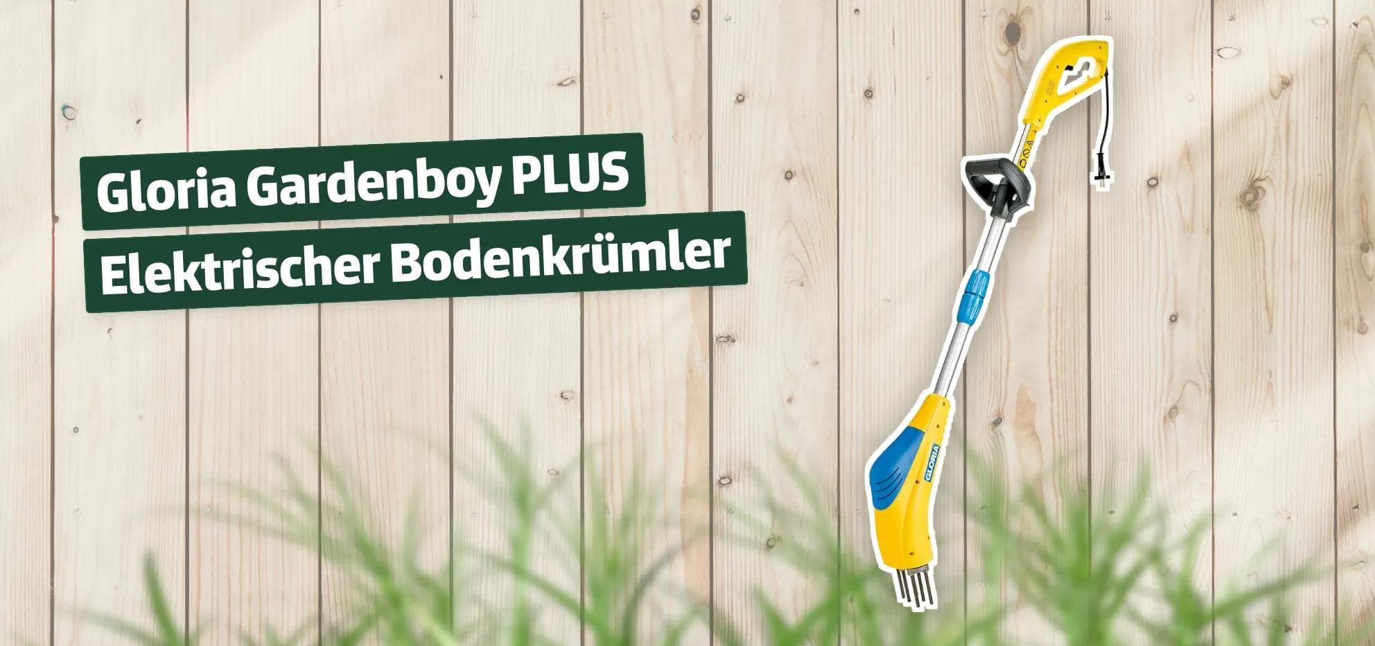 Gloria Gardenboy PLUS Elektrischer Bodenkrümler
