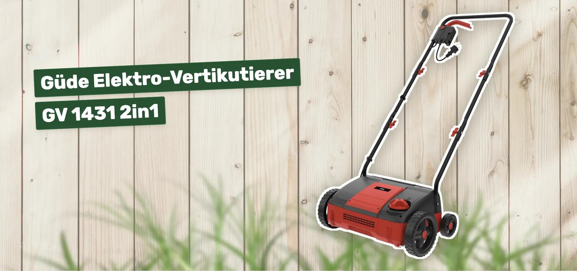 Güde Elektro-Vertikutierer GV 1431 2in1