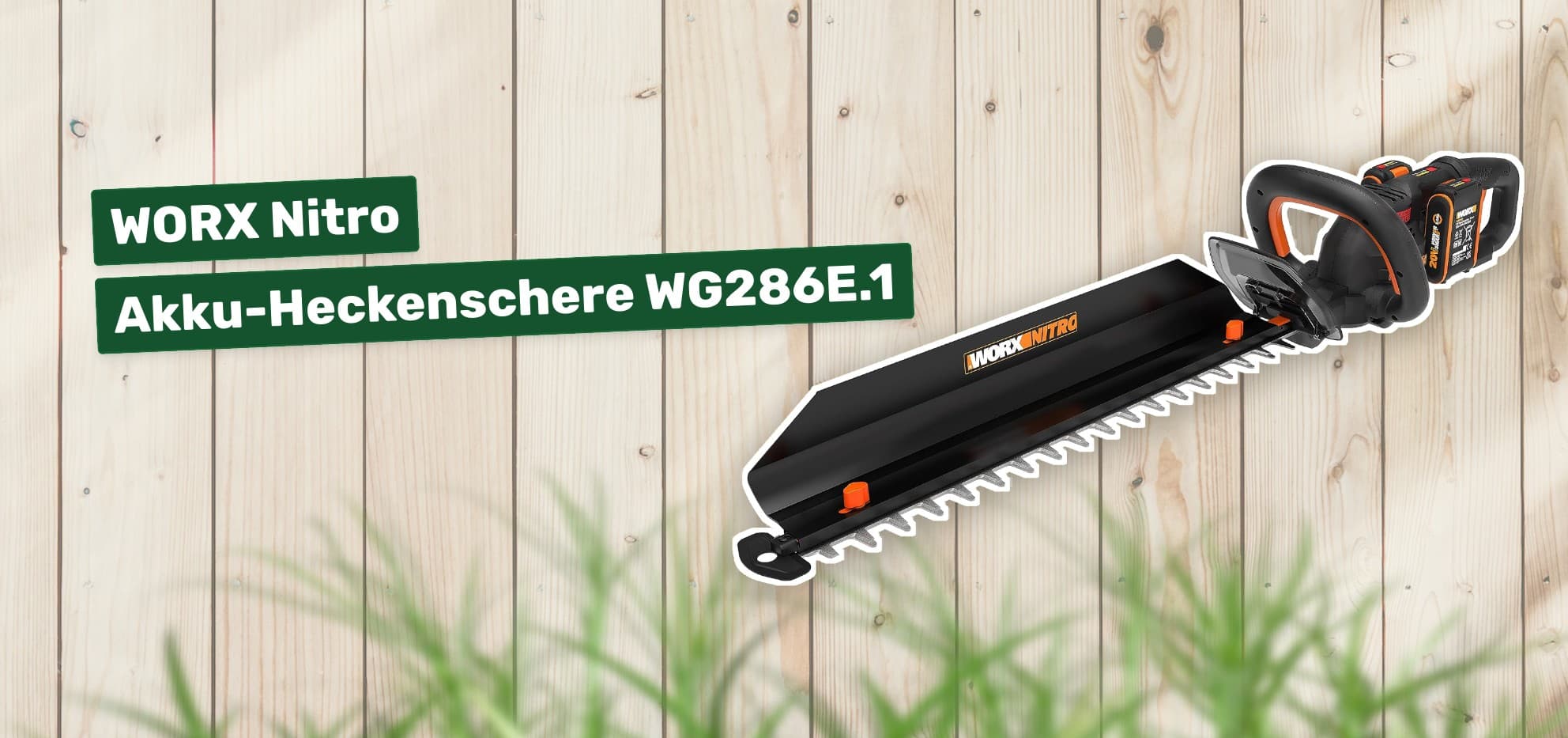 WORX Nitro Akku-Heckenschere WG286E.1