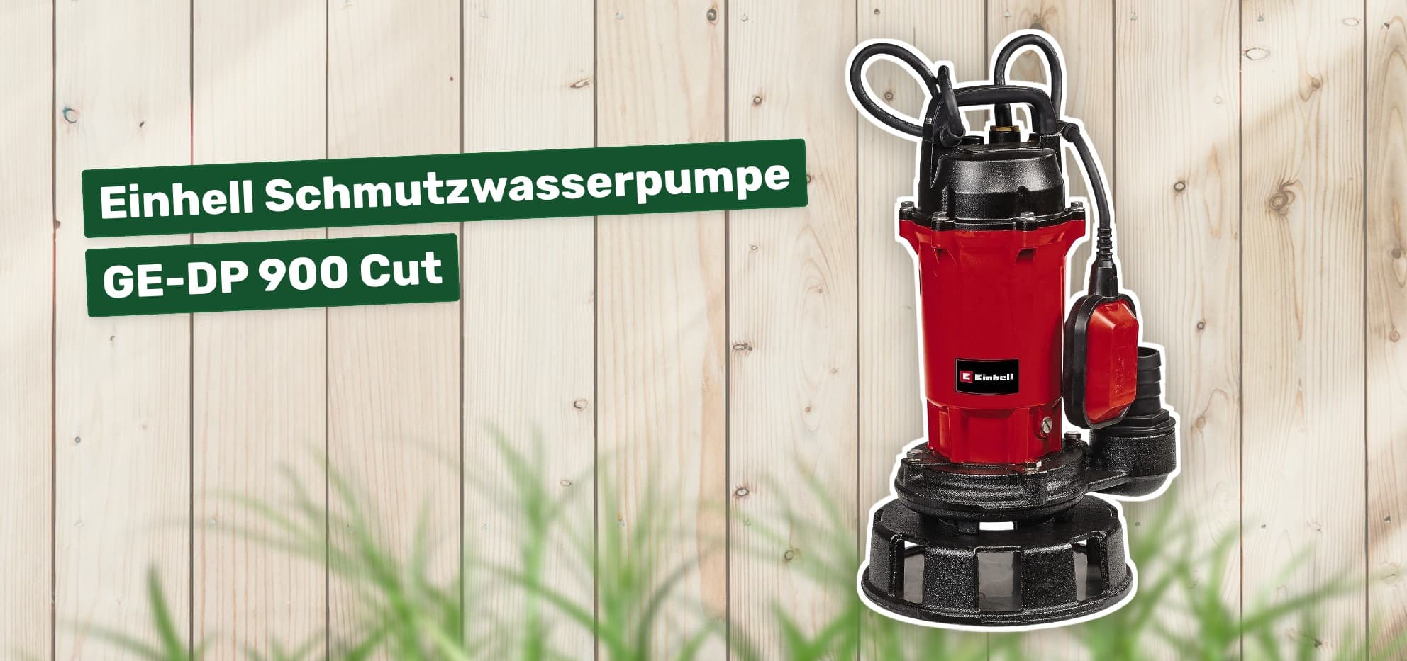 Einhell Schmutzwasserpumpe GE-DP 900 Cut