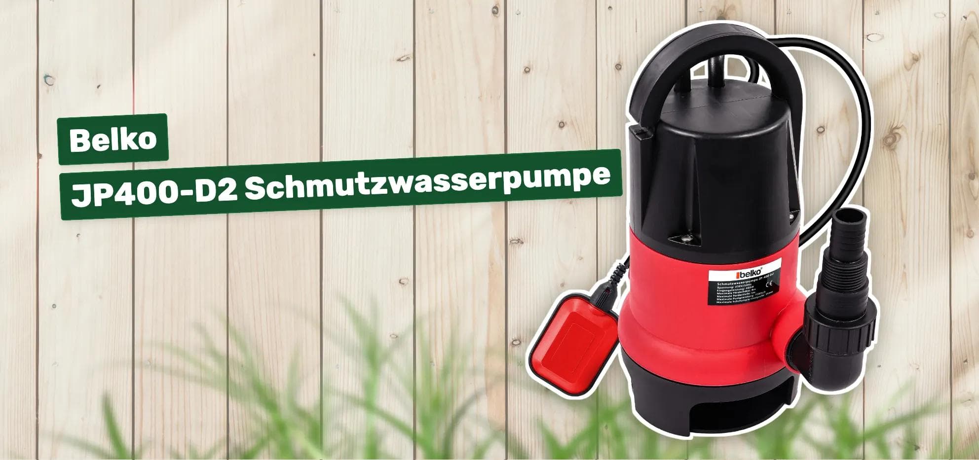 Belko JP400-D2 Schmutzwasserpumpe