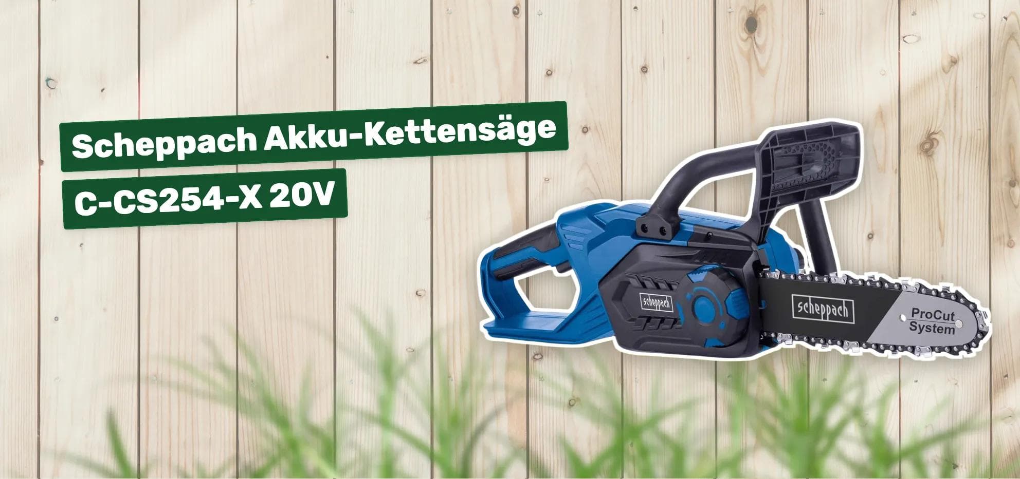 Scheppach Akku-Kettensäge C-CS254-X 20V