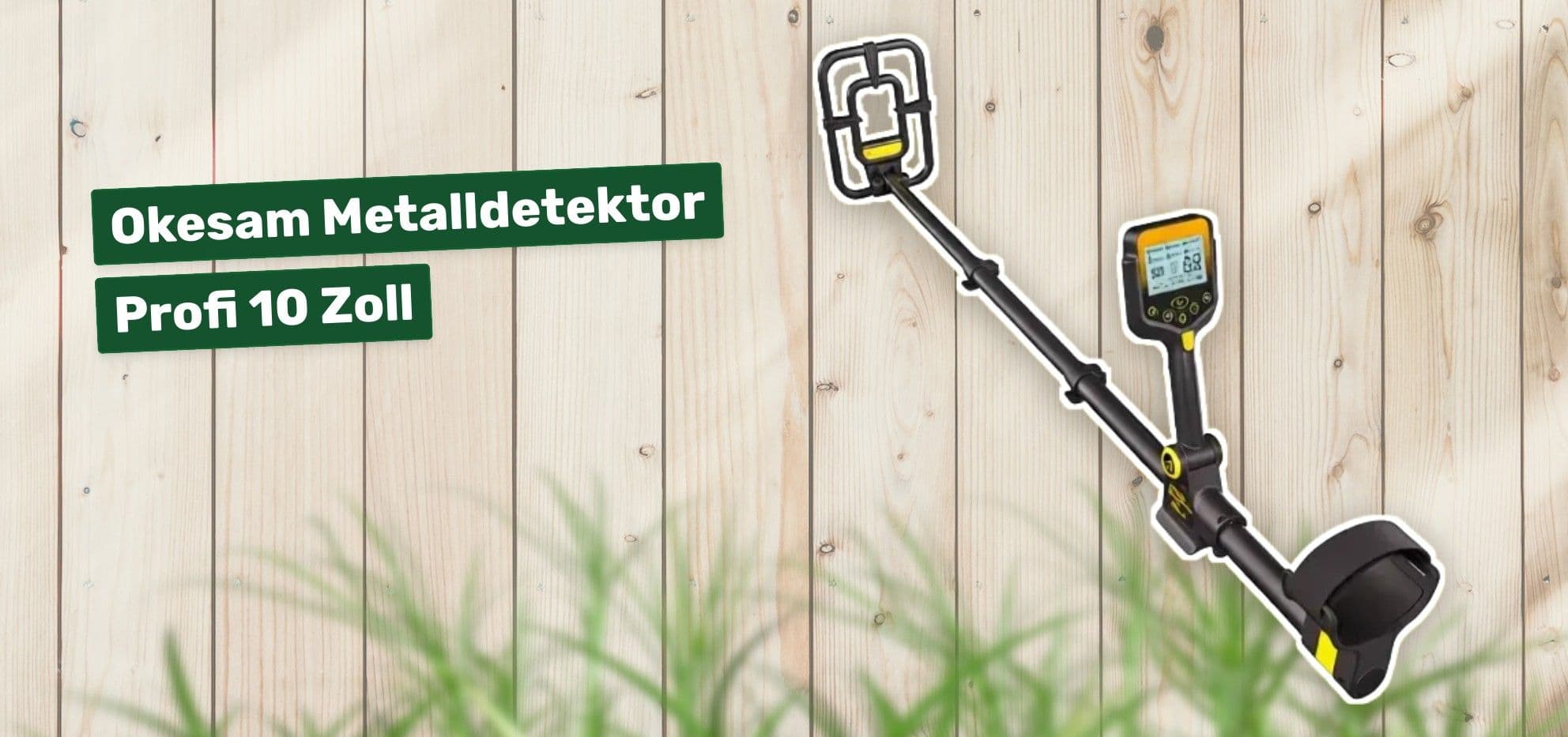 Okesam Metalldetektor Profi 10 Zoll