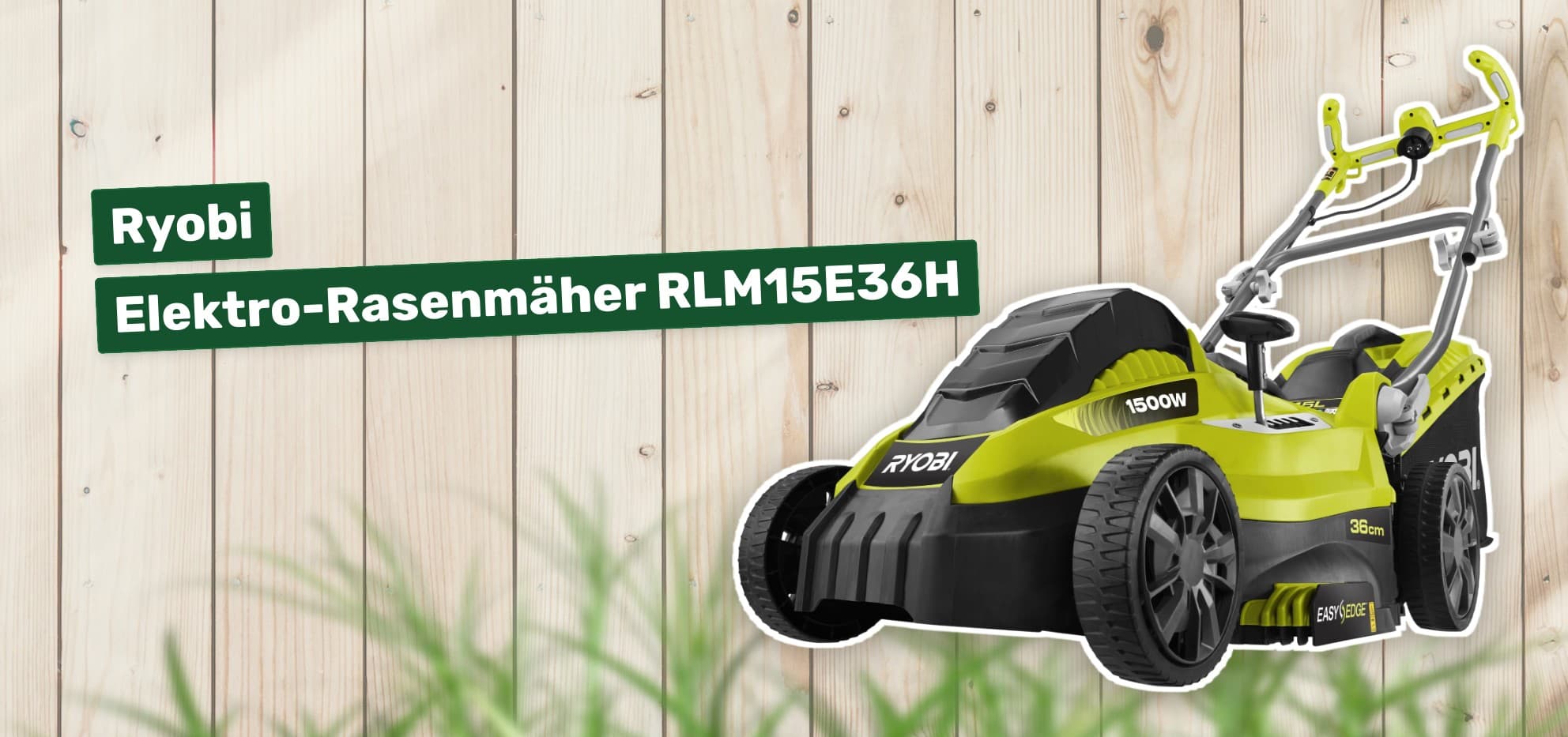 Ryobi Elektro-Rasenmäher RLM15E36H