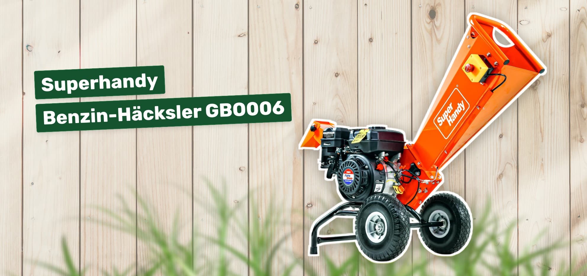 Superhandy Benzin-Häcksler GBO006