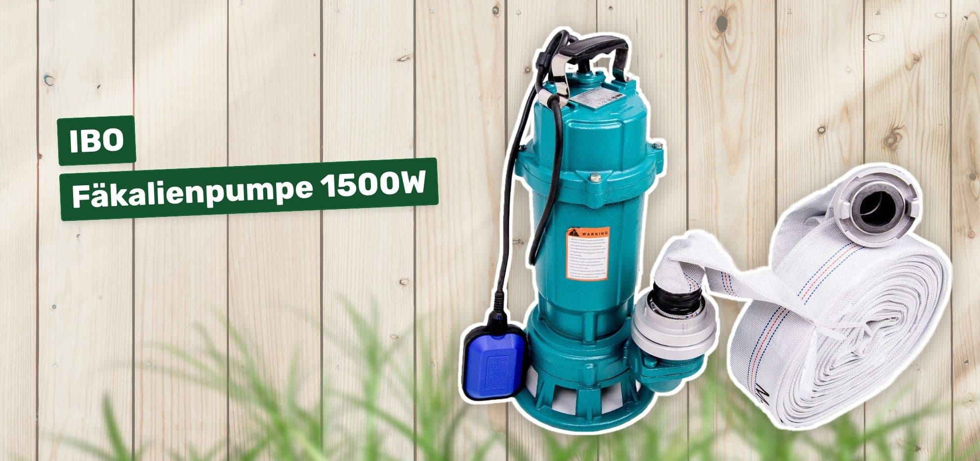 IBO Fäkalienpumpe 1500W