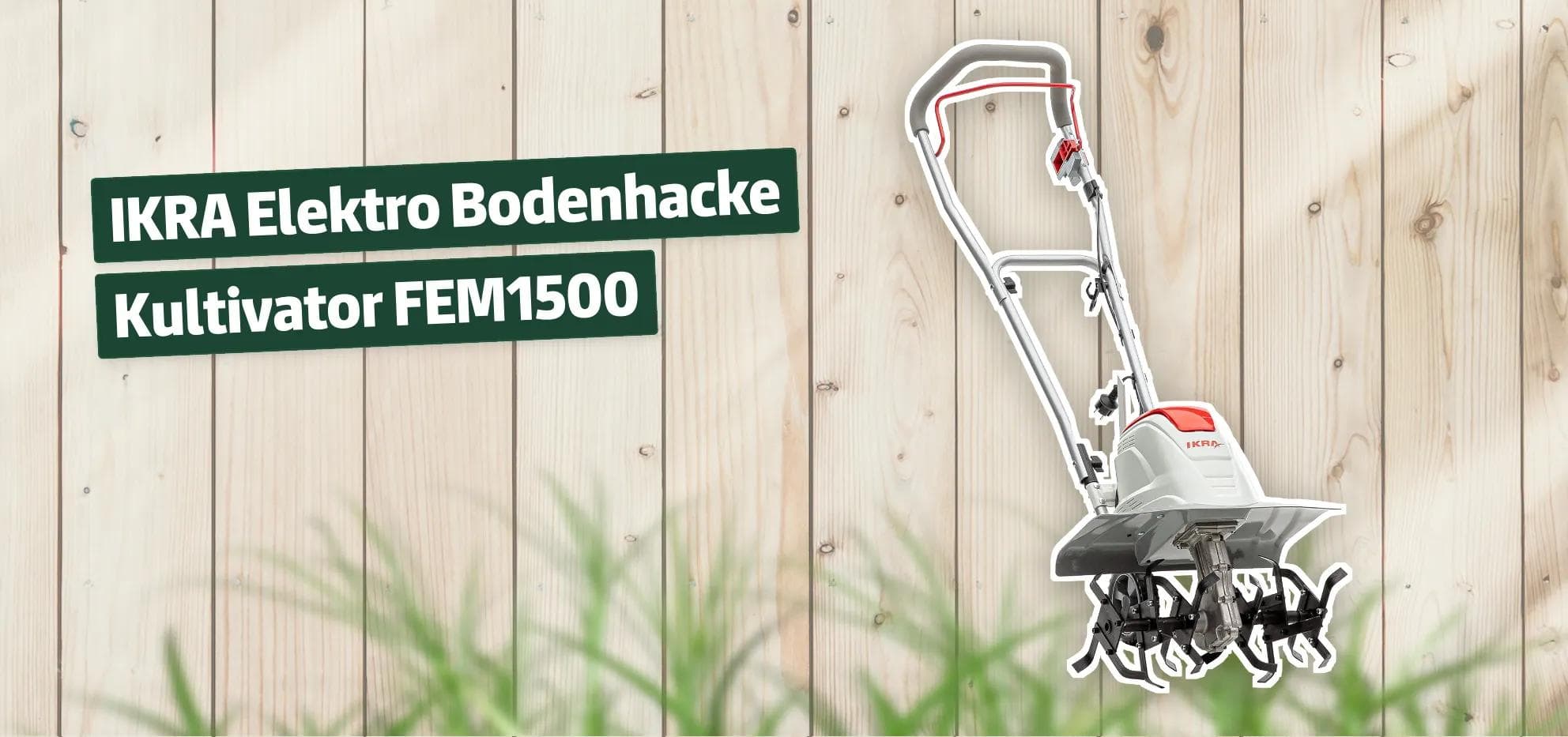 IKRA Elektro Bodenhacke Kultivator FEM1500