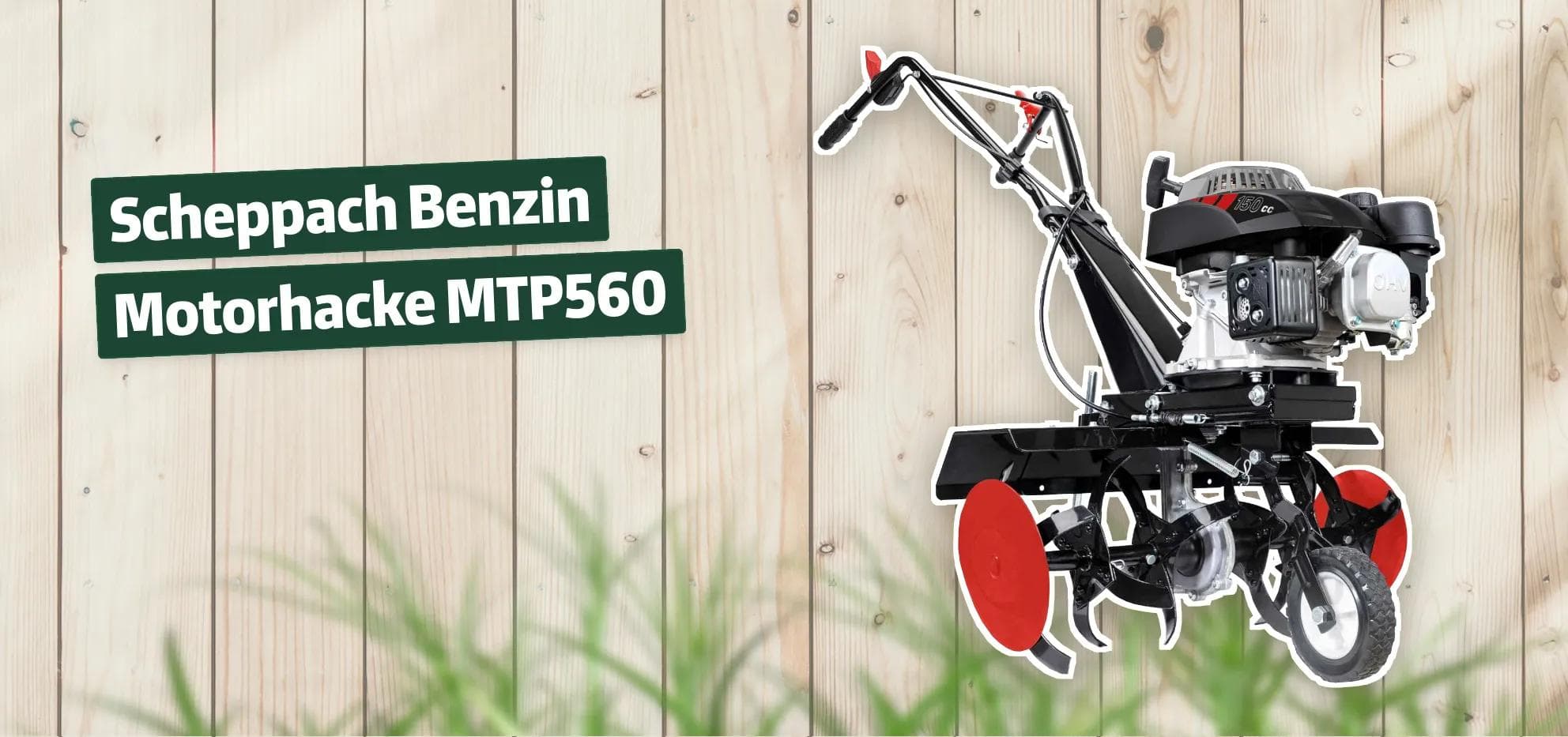 Scheppach Benzin Motorhacke MTP560