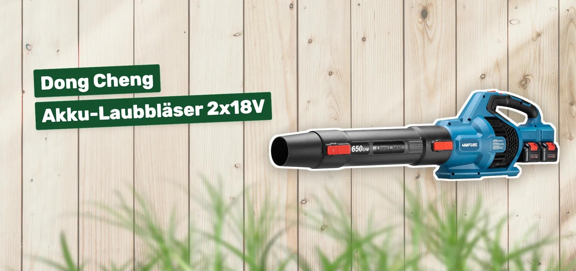 Dong Cheng Akku-Laubbläser 2x18V