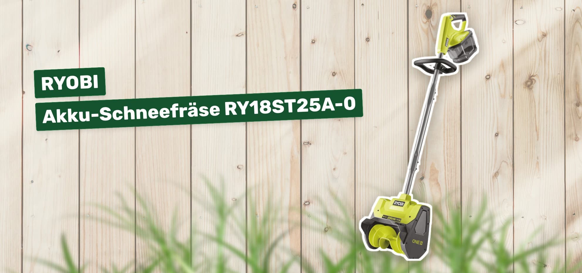 RYOBI Akku-Schneefräse RY18ST25A-0