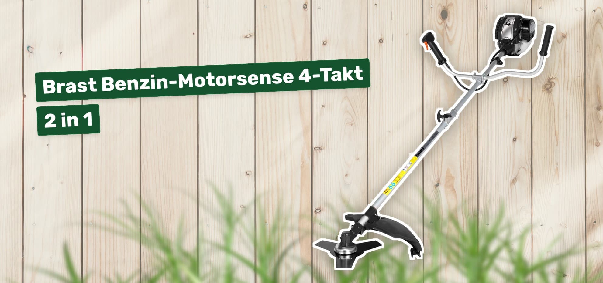 Brast Benzin-Motorsense 4-Takt 2 in 1