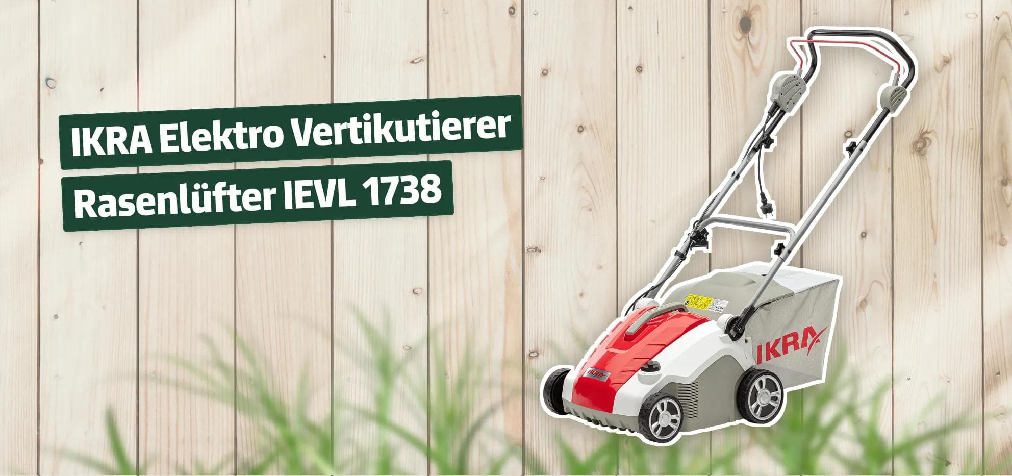 IKRA Elektro Vertikutierer Rasenlüfter IEVL 1738