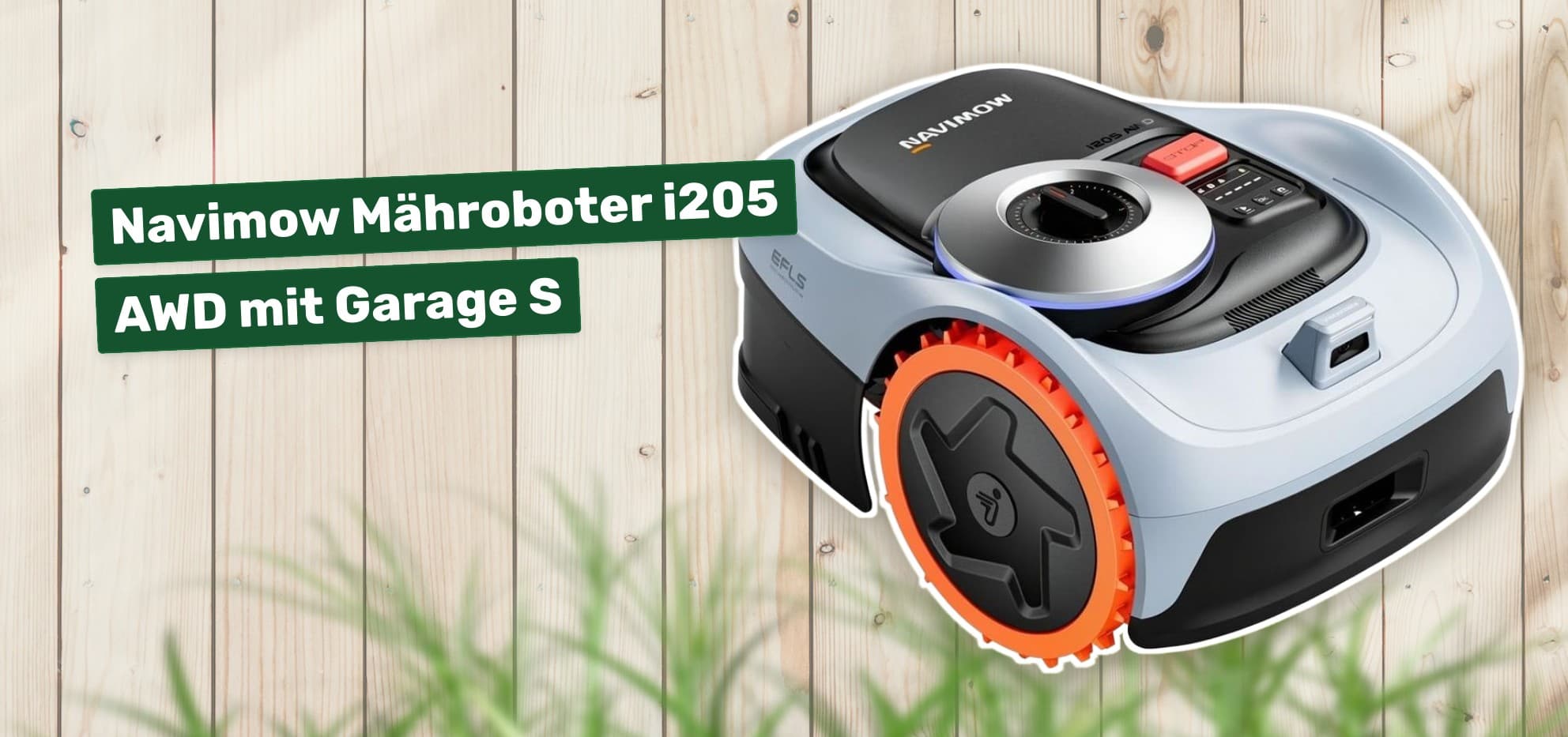 Navimow Mähroboter i205 AWD mit Garage S