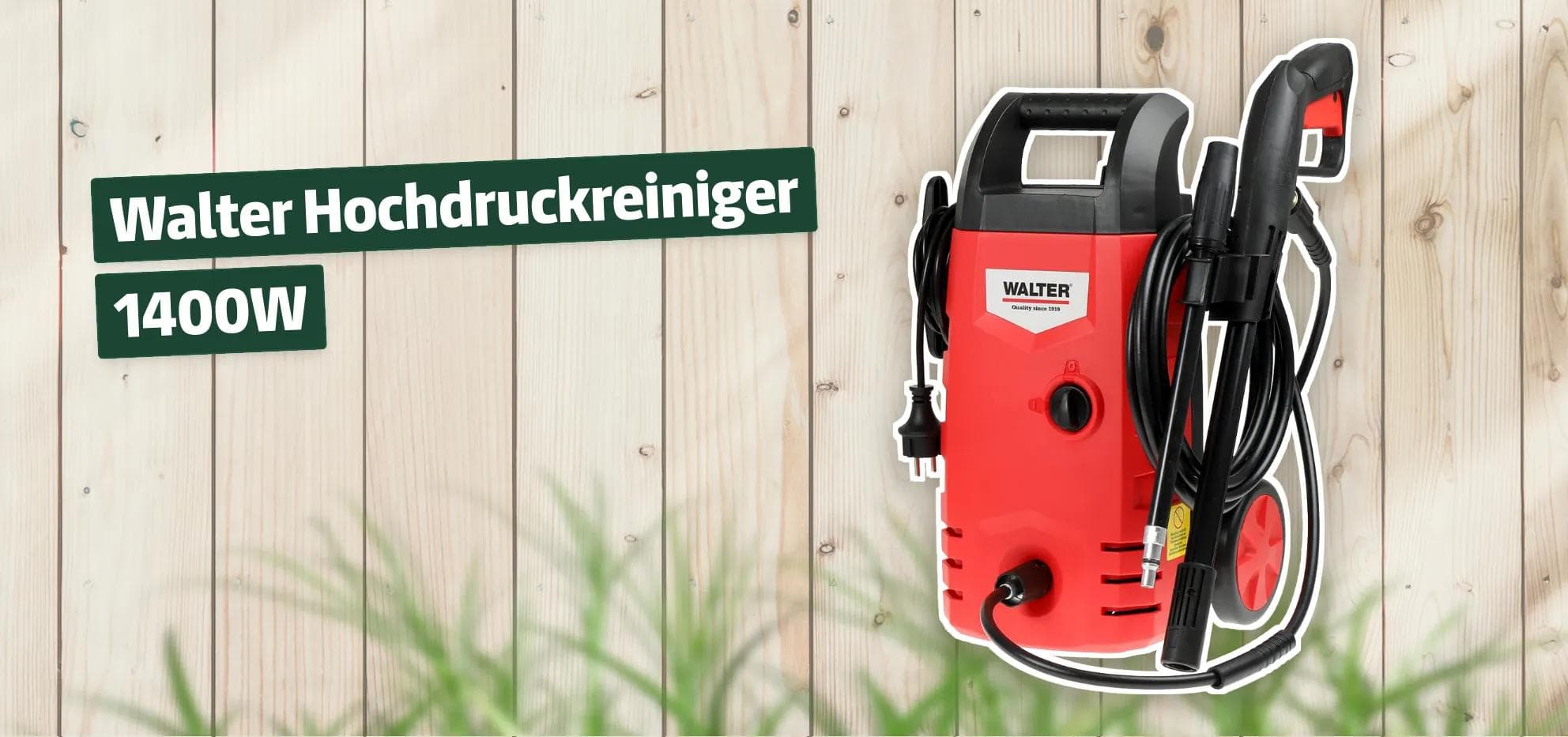 Walter Hochdruckreiniger 1400W