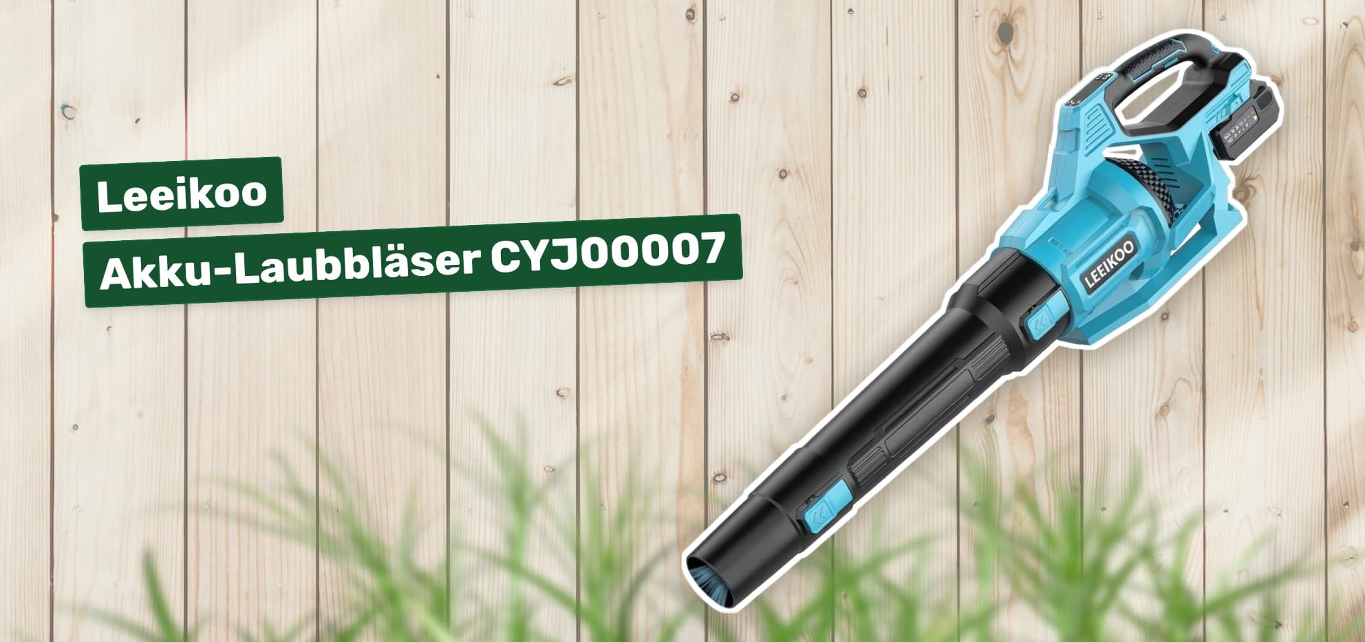 Leeikoo Akku-Laubbläser CYJ00007