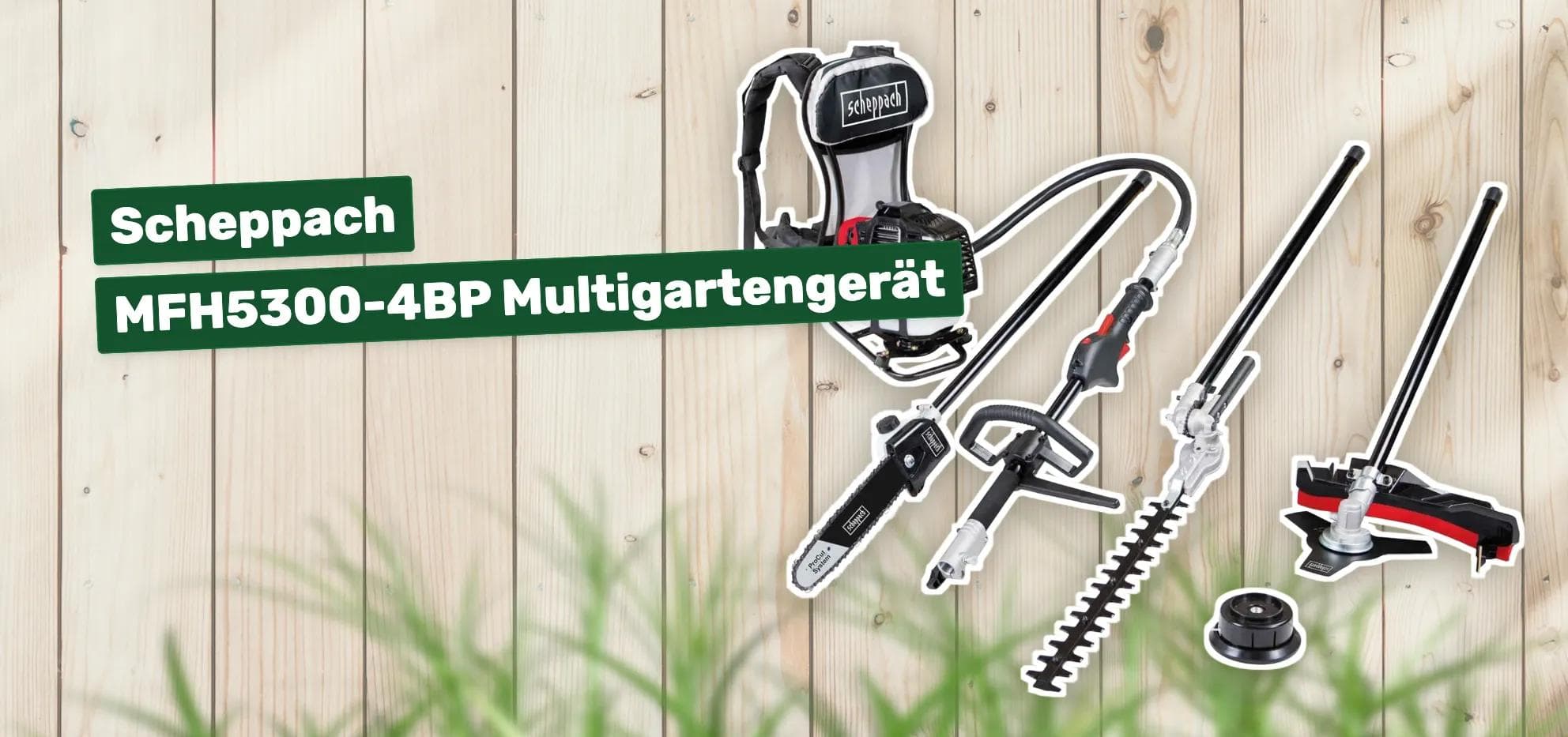 Scheppach MFH5300-4BP Multigartengerät