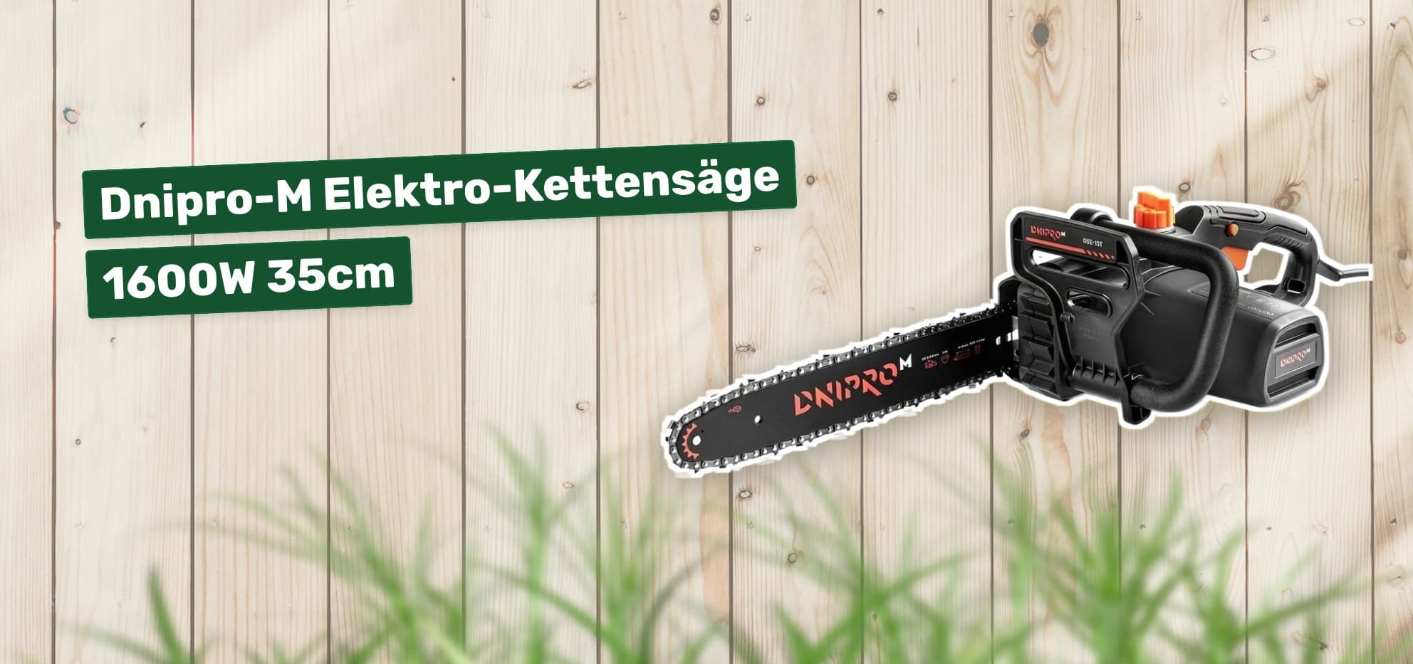 Dnipro-M Elektro-Kettensäge 1600W 35cm