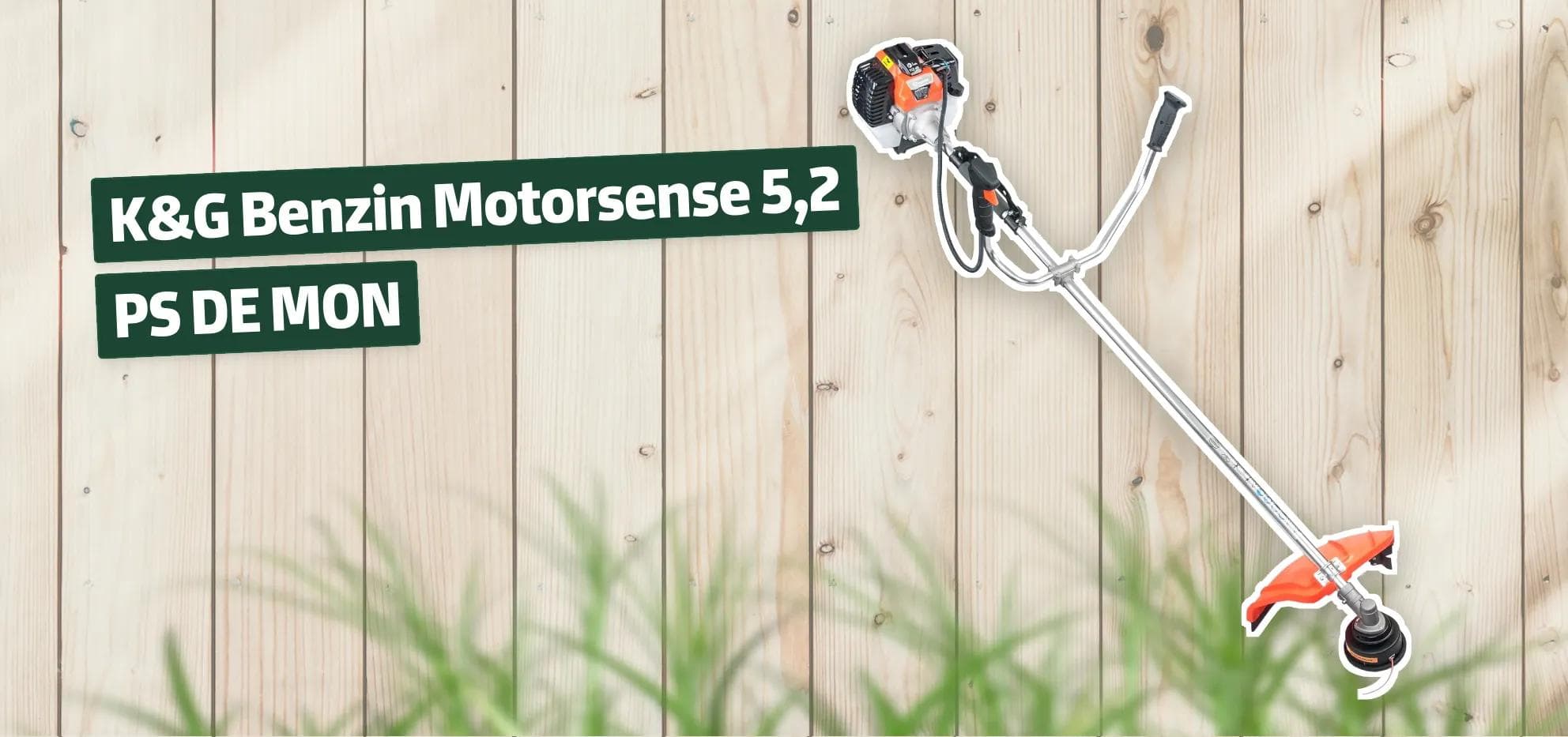 K&G Benzin Motorsense 5,2 PS DE MON
