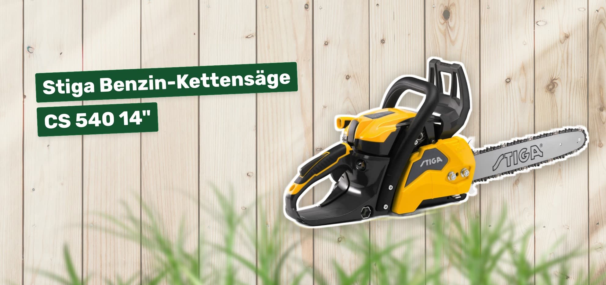 Stiga Benzin-Kettensäge CS 540 14"