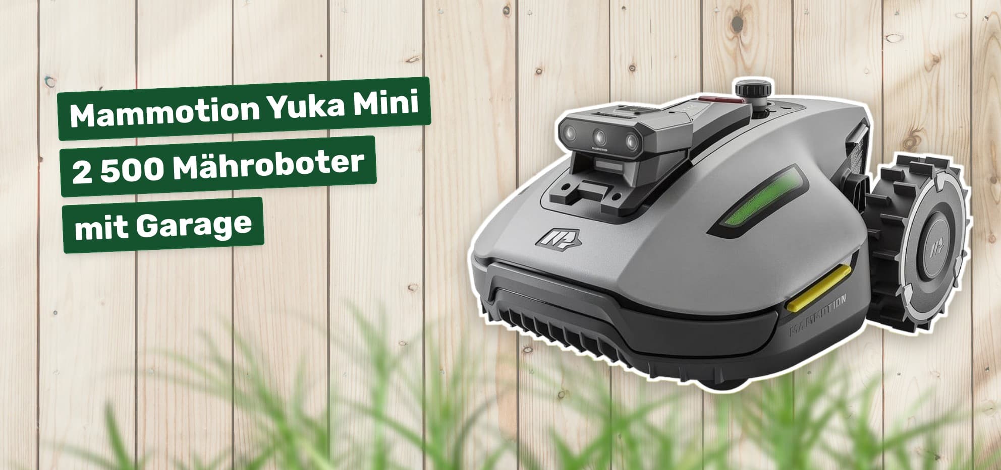 Mammotion Yuka Mini 2 500 Mähroboter mit Garage