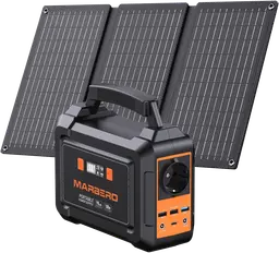 Marbero Powerstation M168PLUS-SL30 mit 30W Solarpanel