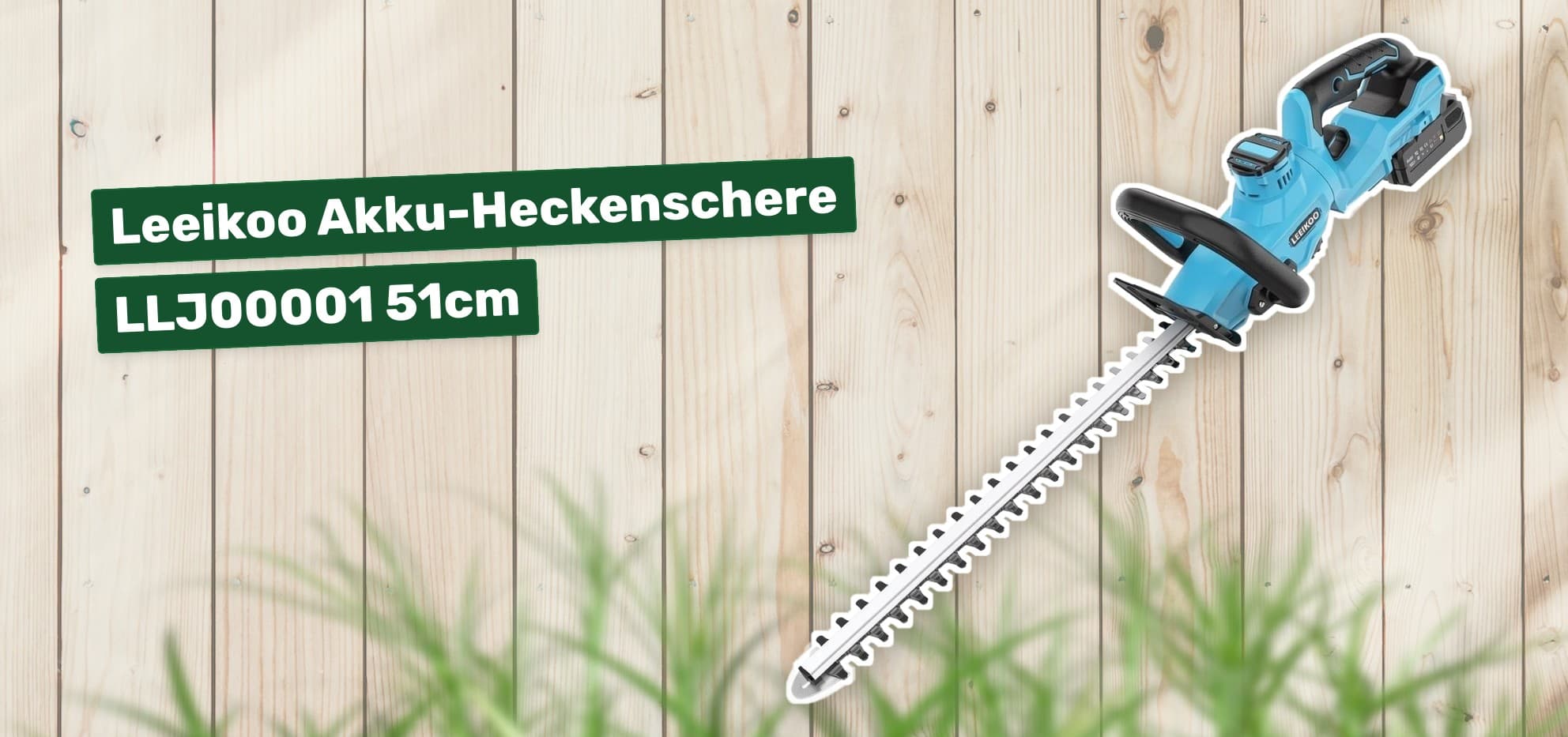 Leeikoo Akku-Heckenschere LLJ00001 51cm