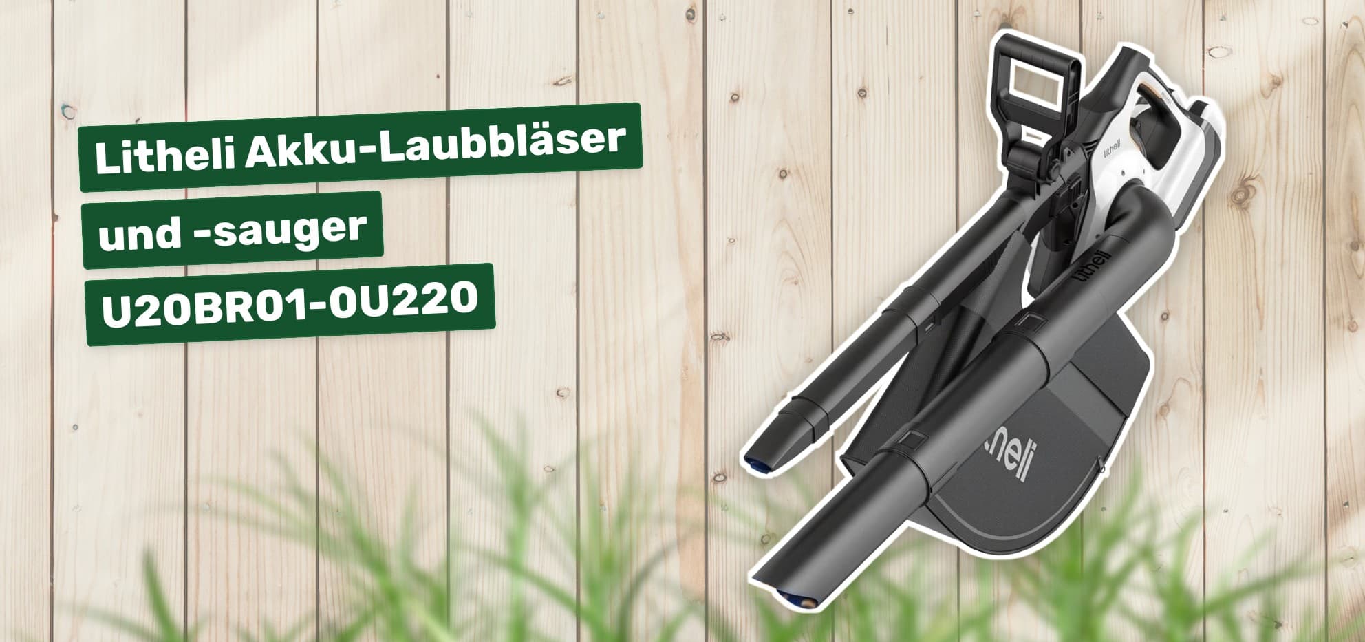 Litheli Akku-Laubbläser und -sauger U20BR01-0U220