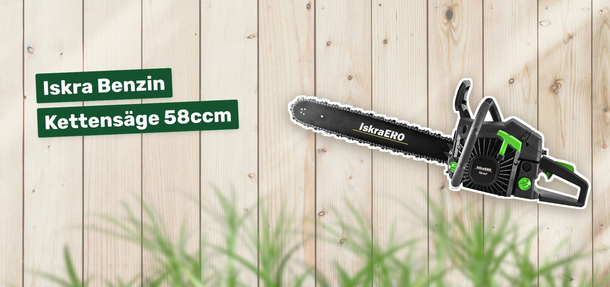 Iskra Benzin Kettensäge 58ccm