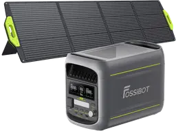 Fossibot F1800 Powerstation mit 200W-Solarpanel