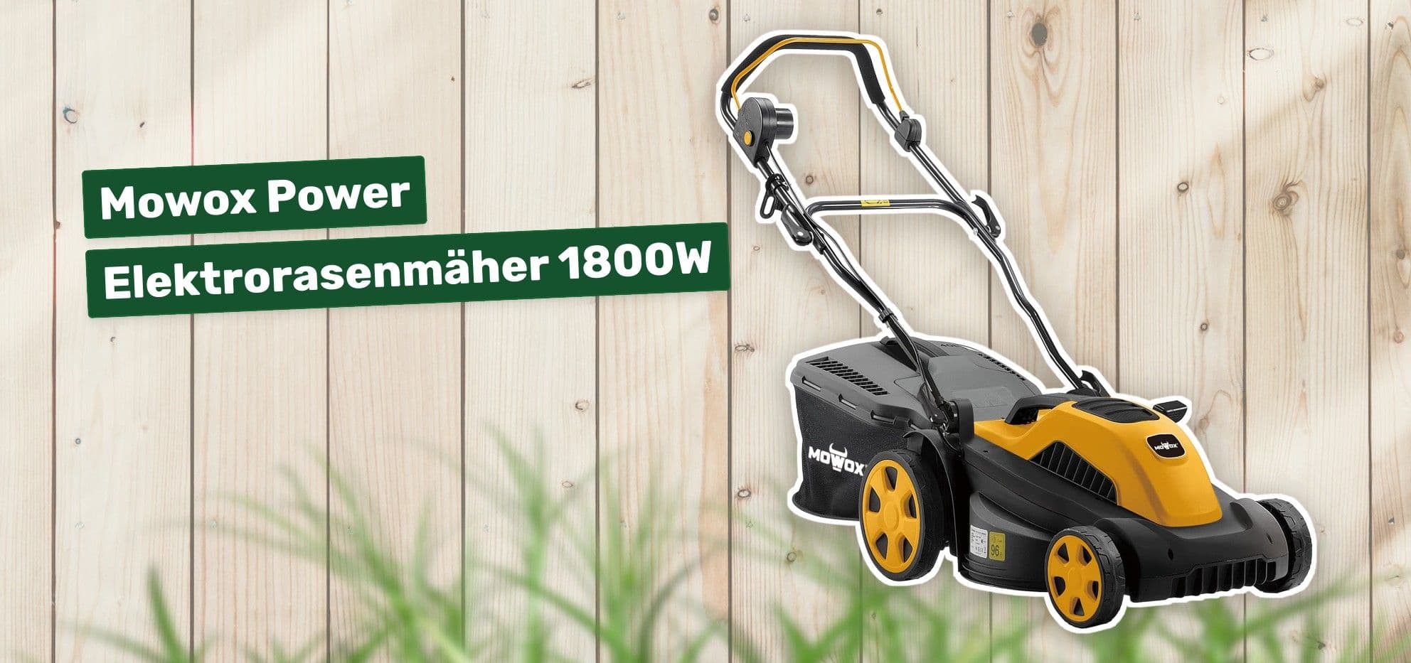 Mowox Power Elektrorasenmäher 1800W