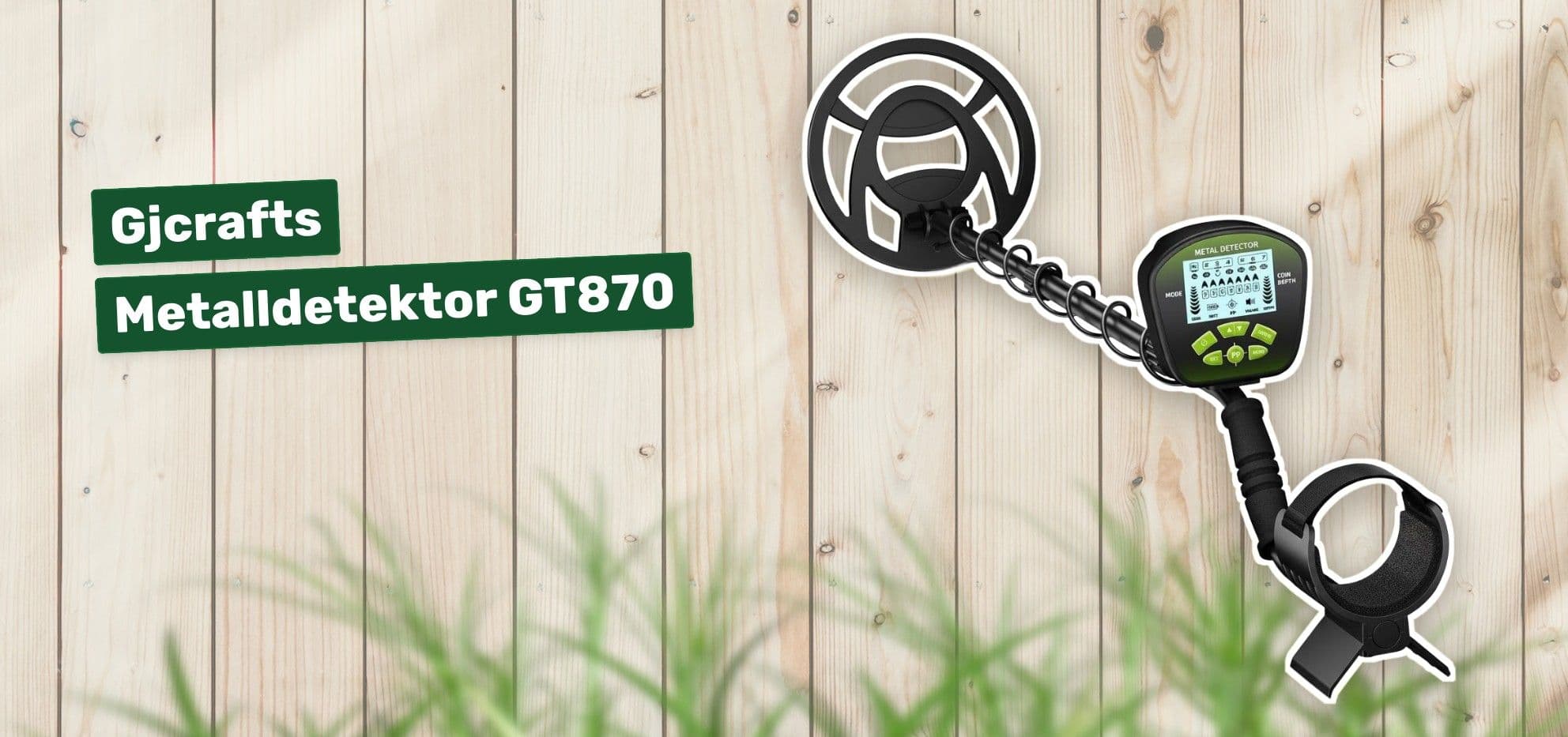 Gjcrafts Metalldetektor GT870