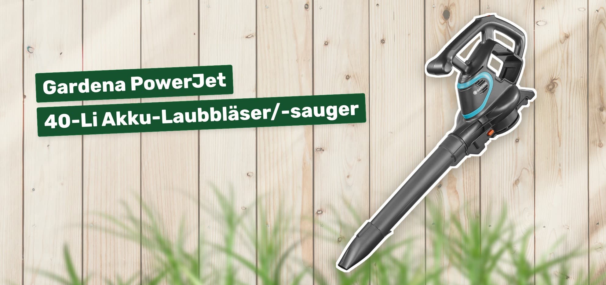 Gardena PowerJet 40-Li Akku-Laubbläser/-sauger