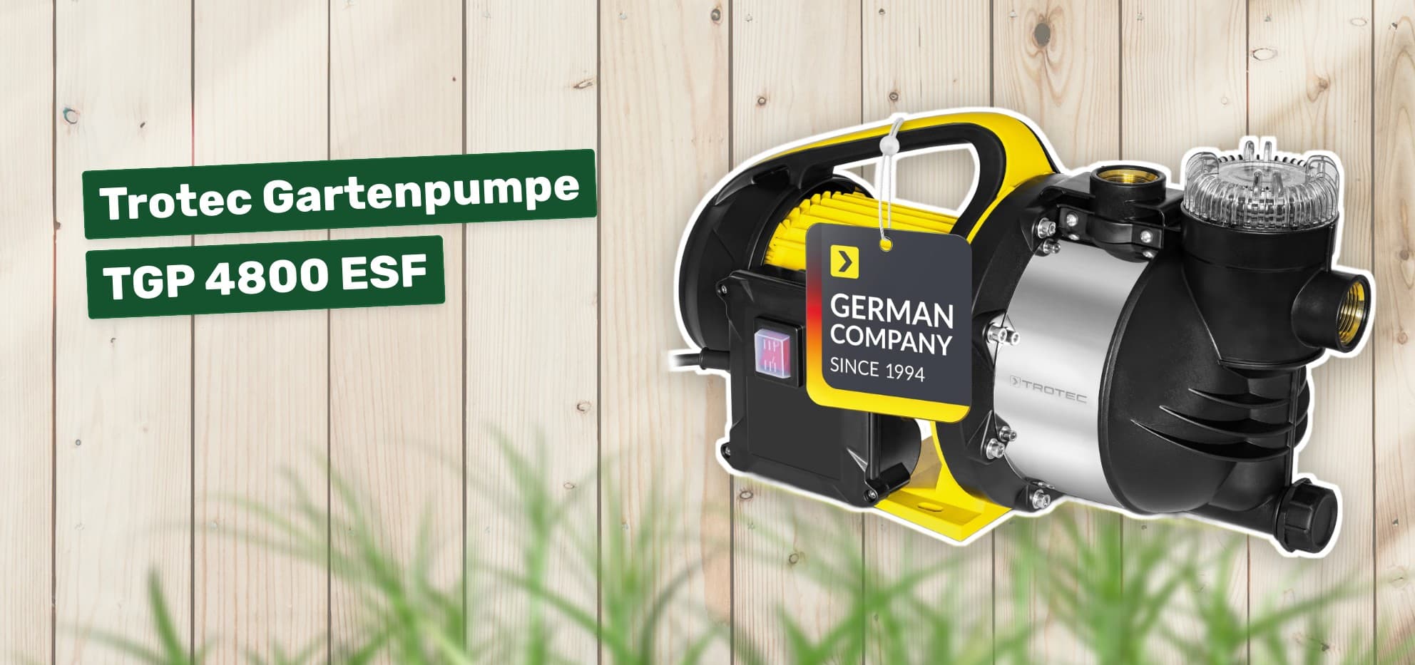 Trotec Gartenpumpe TGP 4800 ESF