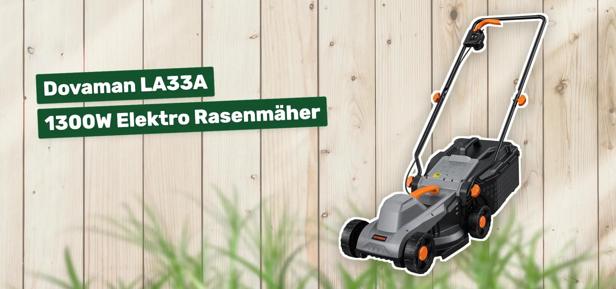 Dovaman LA33A 1300W Elektro Rasenmäher