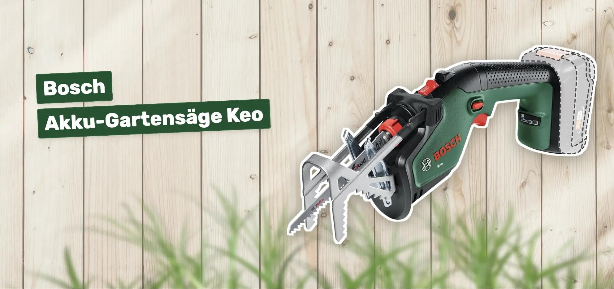 Bosch Akku-Gartensäge Keo