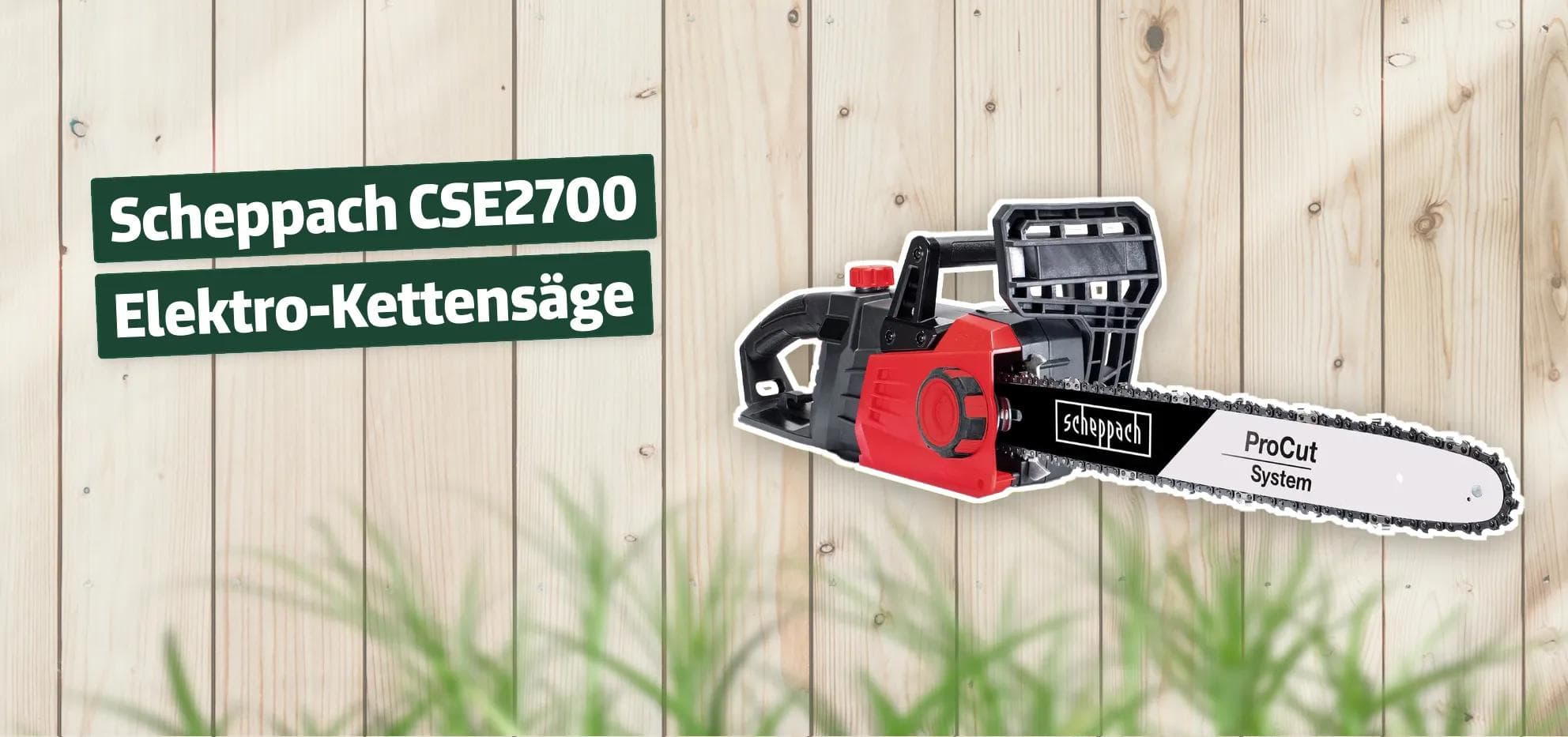 Scheppach CSE2700 Elektro-Kettensäge