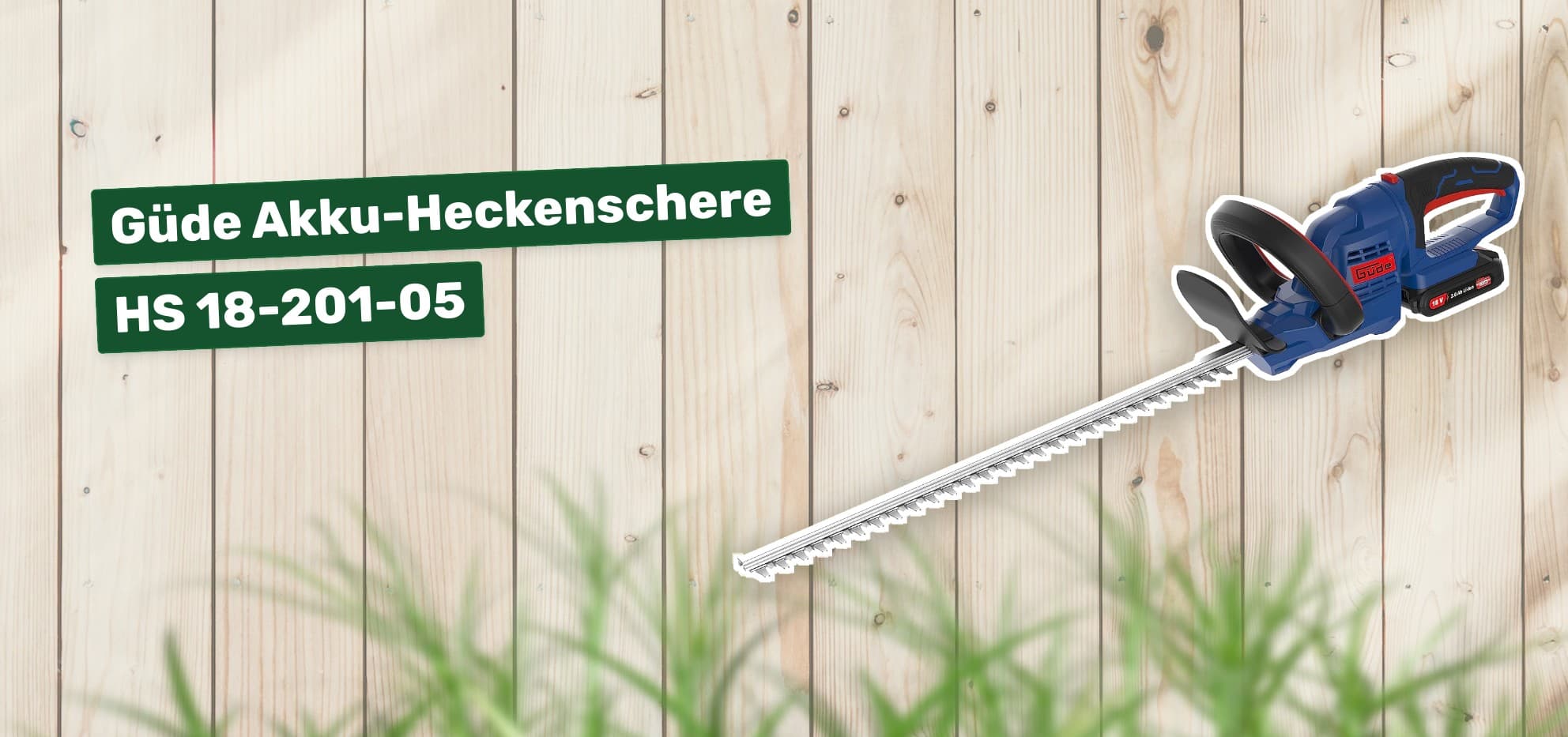 Güde Akku-Heckenschere HS 18-201-05