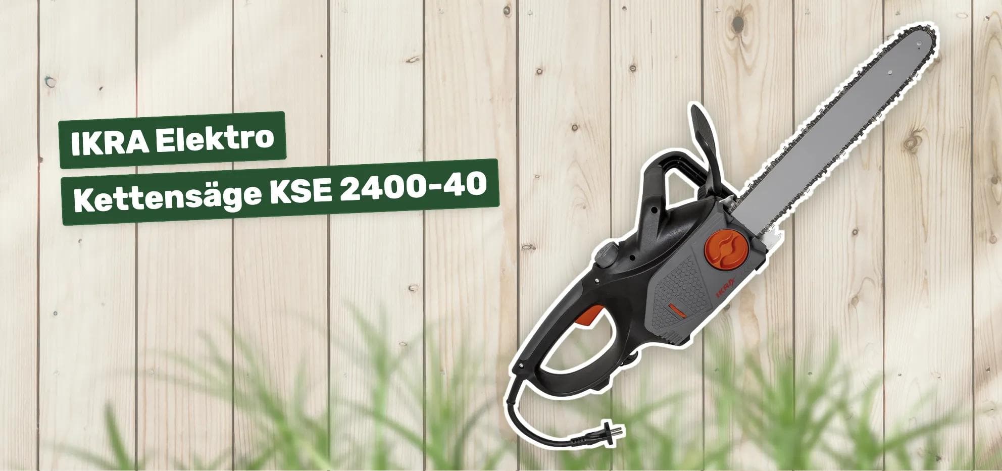 IKRA Elektro Kettensäge KSE 2400-40