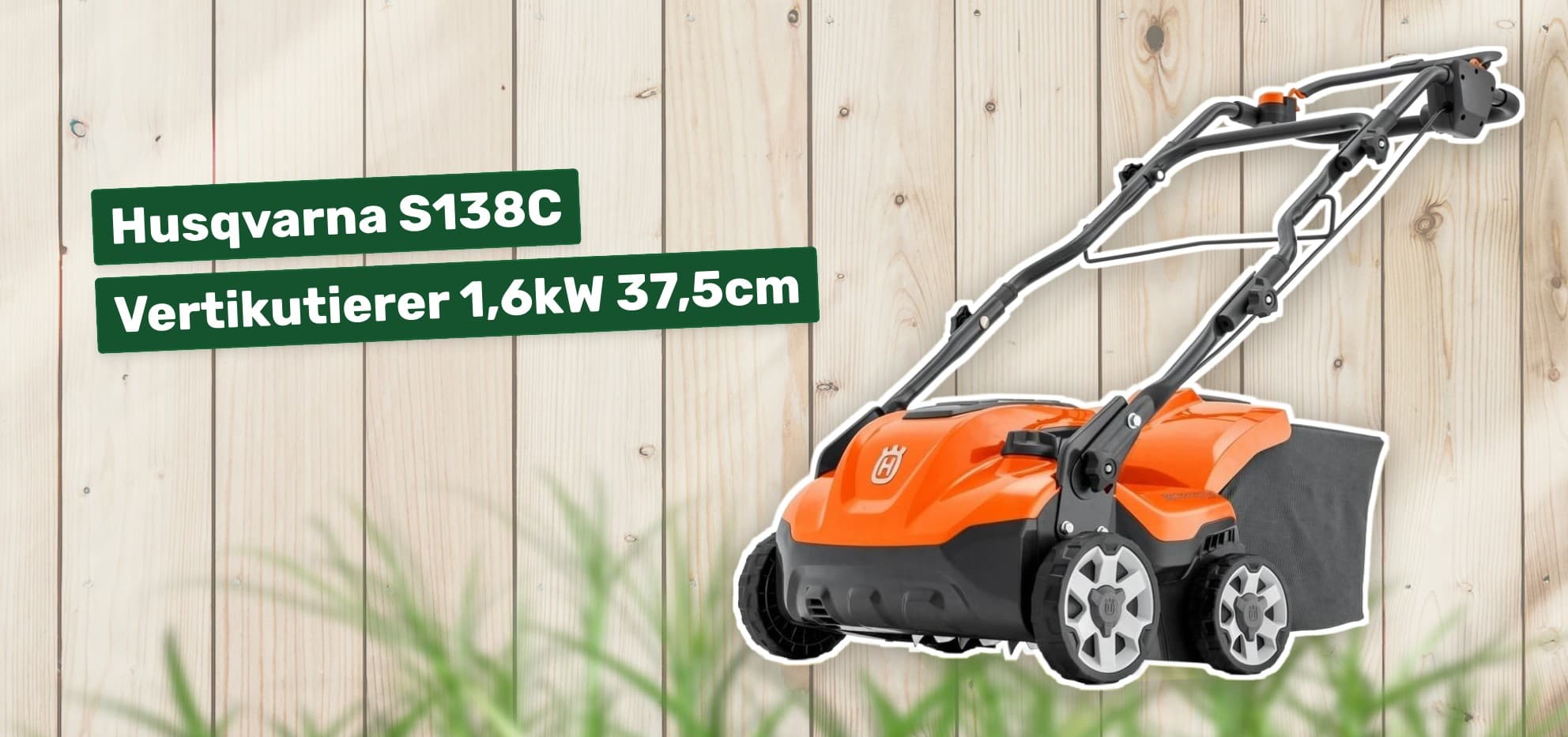 Husqvarna S138C Vertikutierer 1,6kW 37,5cm